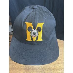 VINTAGE 90s Walt Disney Mickey Mouse Big M Snapback Goofy’s Hat Cap